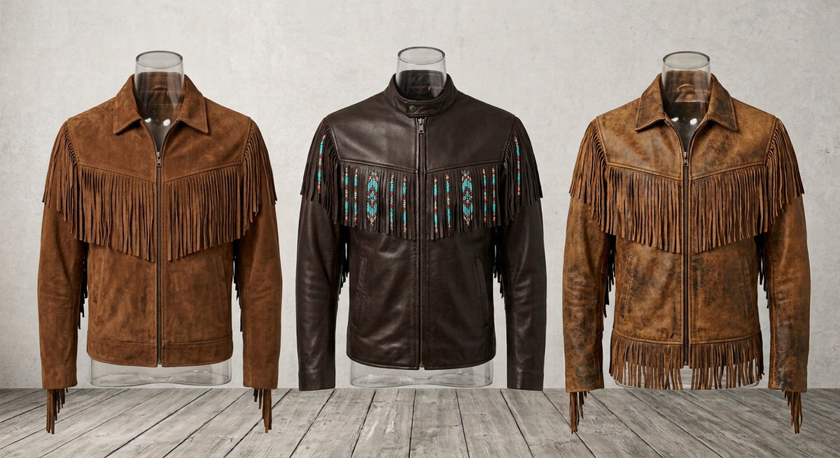 Men Fringe Jacket