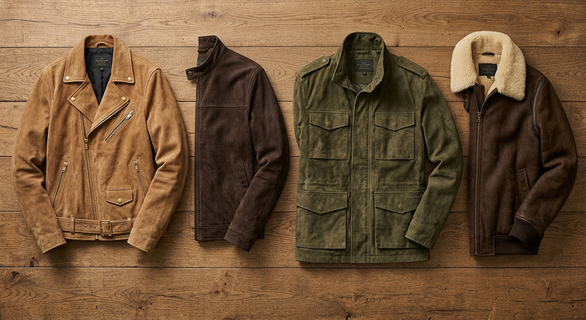 Men Suede Jacket